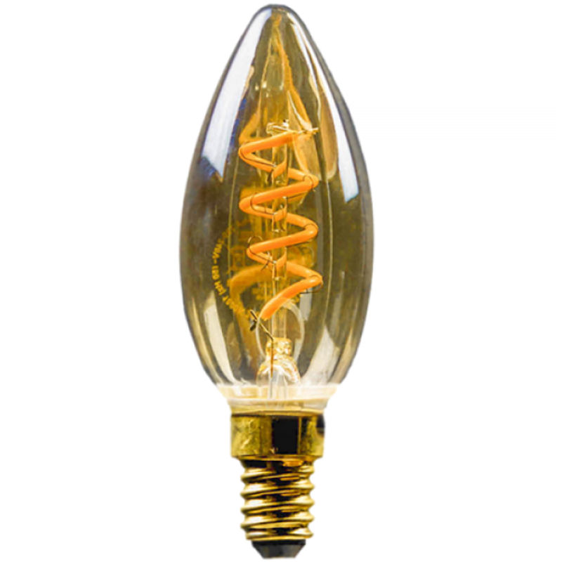 LED Filament Vintage Lampe Kerzenform E14 2,5W 125lm superwarmweiß  LED Filament Vintage Lampe Kerzenform E14 2,5W 125lm superwarmweiß