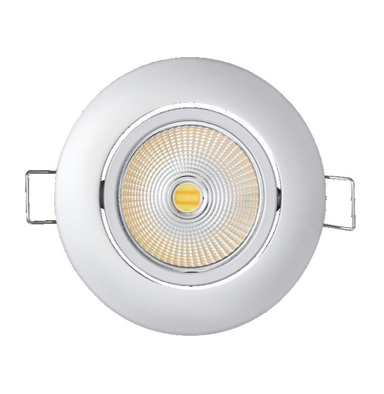 LED Einbauleuchte 5068 Dim to Warm chr-matt 9,5W 38° 350mA Abmessungen ØxH: 88x55mm Deckenausschnitt Ø: 68mm, Einbautiefe: 55mm Konstanstrom 350mA gezielte Wahl der Farbtemperatur 