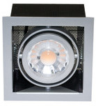 LED Einbauleuchte MINI Kardan E1 1x7W, Titan-matt, Mediumflood 24° Lichtstrom: 600lmLichtfarbe: 3000K warmweissFarbwiedergabeindex Ra: 90Kontstantstrom: 350mAMit ReflektorE