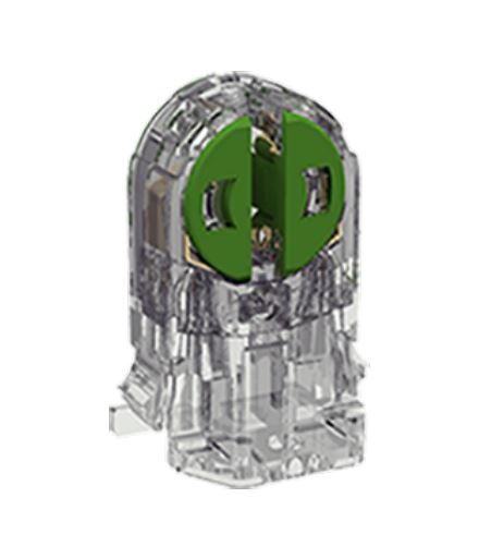 Fassung G5 für T5 Leuchtstoffröhren, zum Anschrauben, 2A - 500V / T130 (Tm110), Mit Top Test, ENEC03, UL us (120W-600V HT120 (UL496)) Lichtpunkthöhe 21mm Fassung G5 für T5 Leuchtstoffröhren, zum Anschrauben, 2A - 500V / T130 (Tm110), Mit Top Test, ENEC03, UL us (120W-600V HT120 (UL496)) Lichtpunkthöhe 21mm