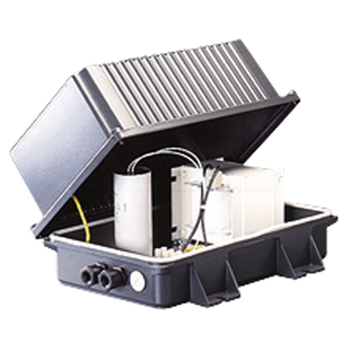 Vorschaltgeräteeinheit 1000W passend zu COLOSSEUM / STADIUM Strahler, 1000 Watt HIT-DE / HIT magnetisches Vorschaltgerät 230V 50Hz Lampenstrom 9,5 - 10,3AGehäuse aus Aluminium-Druc