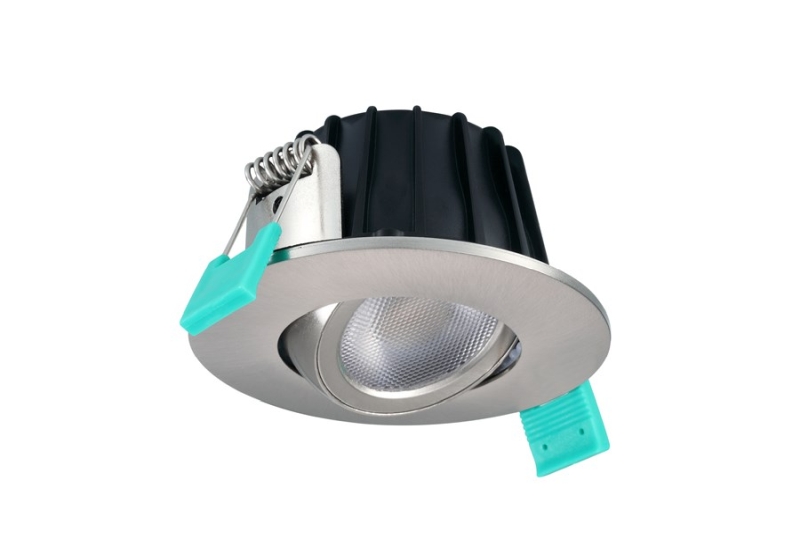 LED Einbauleuchte Obico 68 5,4W 530lm 3CCT IP65 dim schwenkbar Chrom Leistung: 5,4W Lichtstrom: 550lm Über 2 Achsen verstellbar: horizontale Drehung 360°; vertikale Neigung 30° Lic