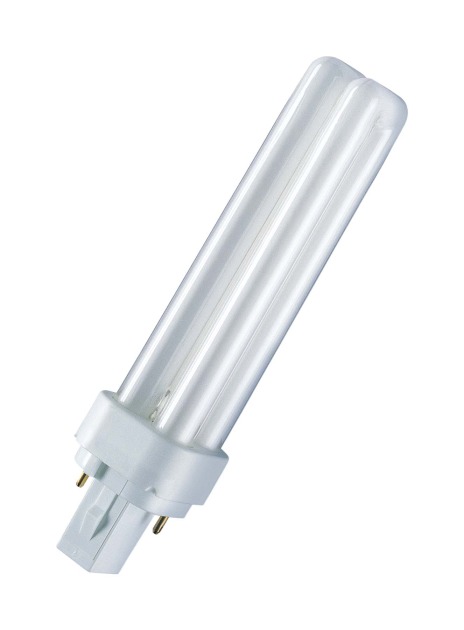 Osram Dulux-D 10W/827 G24-d1 2 Stift warmweiss extra 2700K Länge 110mm