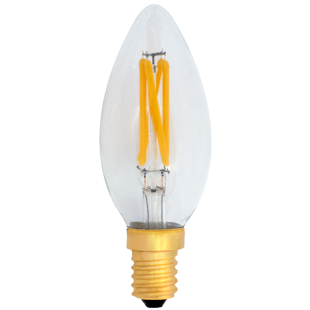EiKO DLED-C35 Filament 4W E14 2700K warmweiß 380lm 230V  EiKO DLED-C35 Filament 4W E14 2700K warmweiß 380lm 230V
