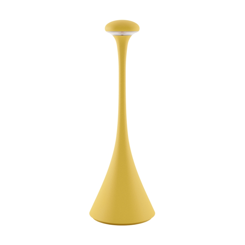 LED Akku Tischleuchte Nudrop 2,2W 822-27 168-197lm IP54 45° 380mm gelb dimmbar