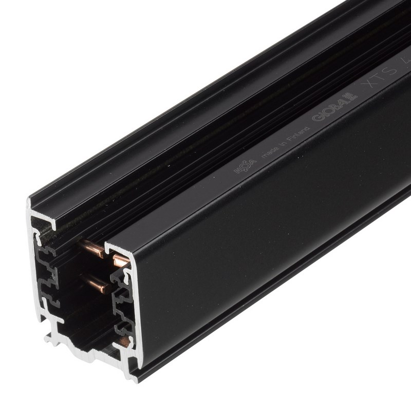 Global Track Pro 3 Phasen Stromschiene 100cm, SCHWARZ, ANBAU, 3x16A LxBxH: 1000x31,5x32,5mm Material: Aluminium Farbe: Schwarz Gewicht: 1,00kg Bitte Bea