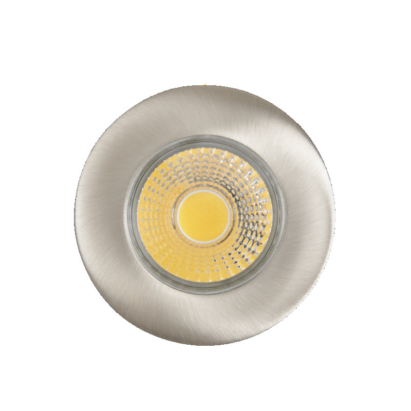 LED Einbauleuchte A 5068 T Flat IP44 nickel-geb. 8W 927 38° dim C