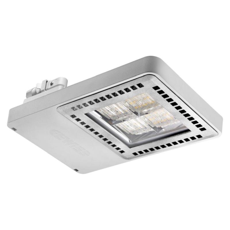 LED Hallenleuchte SMART[4] HE 4000K Elliptisch GW Nennspannung: 220/240V; 50/60Hz Leistung: 48W Lichtstrom: 7100lm UGR80 Schutzklasse: IP66; IK0