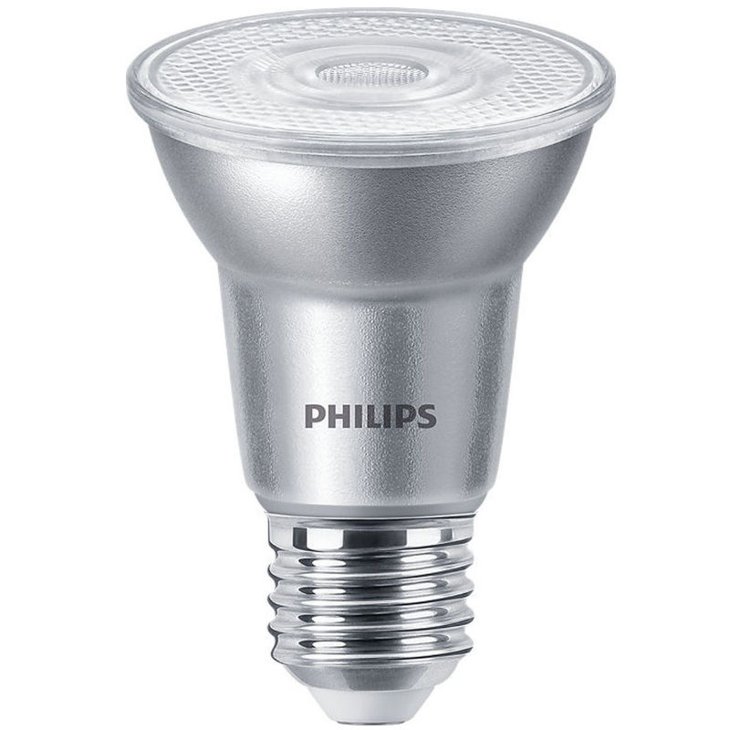 Philips Master LEDspot PAR20 6-50W 827 40° DIM 2700K extra warmweiss ersetzt eine herkömmliche 50W Halogenlampe mit E27 Sockel Dimmbar Abstrahlwinkel: 40° Abmessungen ØxH: 68x87mm  Philips Master LEDspot PAR20 6-50W 827 40° DIM 2700K extra warmweiss ersetzt eine herkömmliche 50W Halogenlampe mit E27 Sockel Dimmbar Abstrahlwinkel: 40° Abmessungen ØxH: 68x87mm