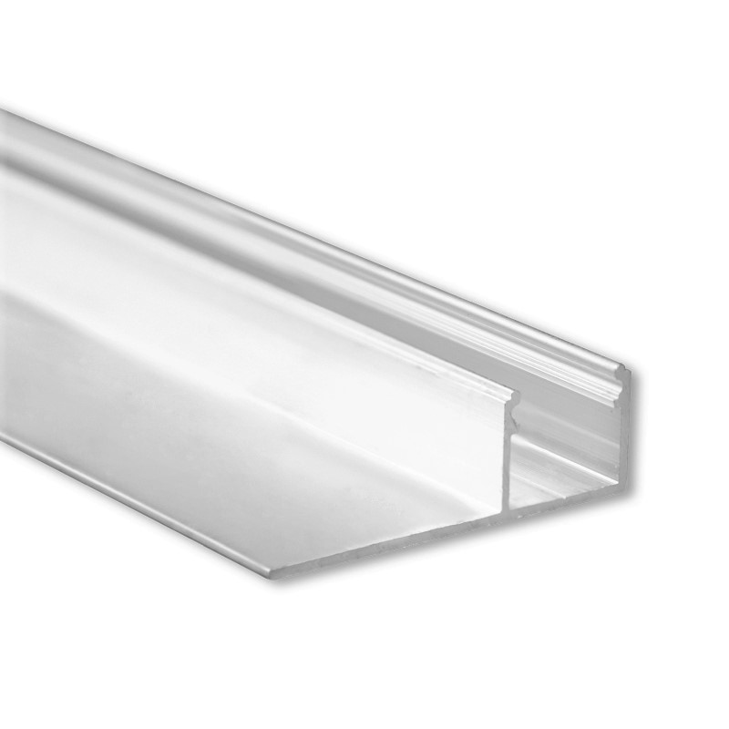 LED Trockenbauprofil TBP4 200cm, Aluminium eloxiert, LED Stripes max. 14mm (11,84€/m inkl. MwSt.) perfekt geeignet für den Einbau in Trockenbaukonstruktionen! wird als Schattenfuge in der