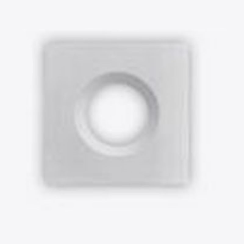 Abdeckring quadratisch in chrom passend für 81