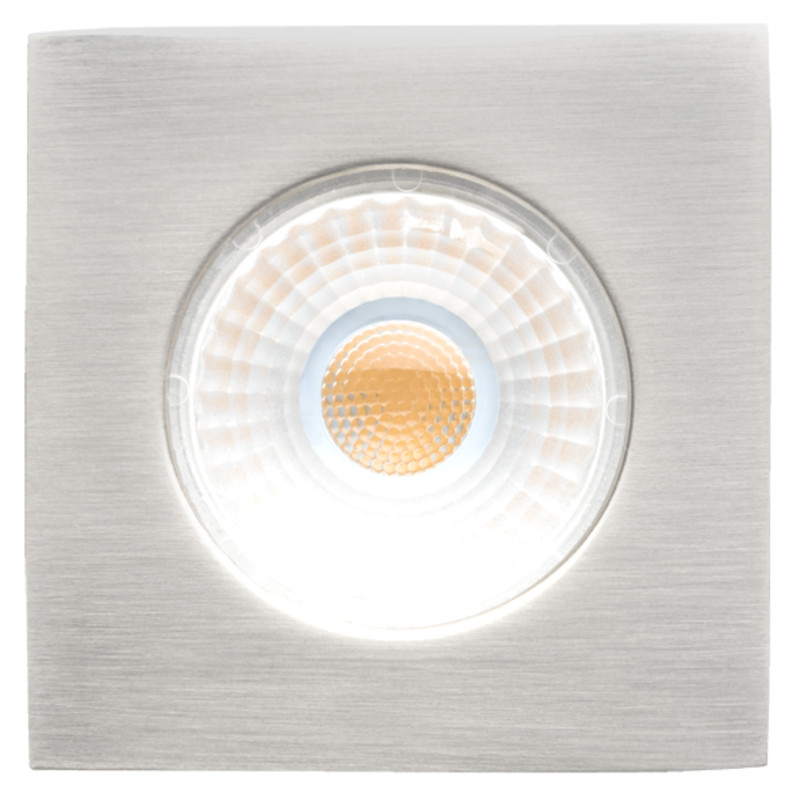 LED Mini Spot Q 3W warmweiss Gehäusefarbe nickel-gebürstetNobile Einbaustrahler mit quadratischer Bauform  Abstrahlwinkel: 22° Leuchtenmaße 46x46x32 Einbautiefe 35mm 3000K (war LED Mini Spot Q 3W warmweiss Gehäusefarbe nickel-gebürstetNobile Einbaustrahler mit quadratischer Bauform  Abstrahlwinkel: 22° Leuchtenmaße 46x46x32 Einbautiefe 35mm 3000K (war
