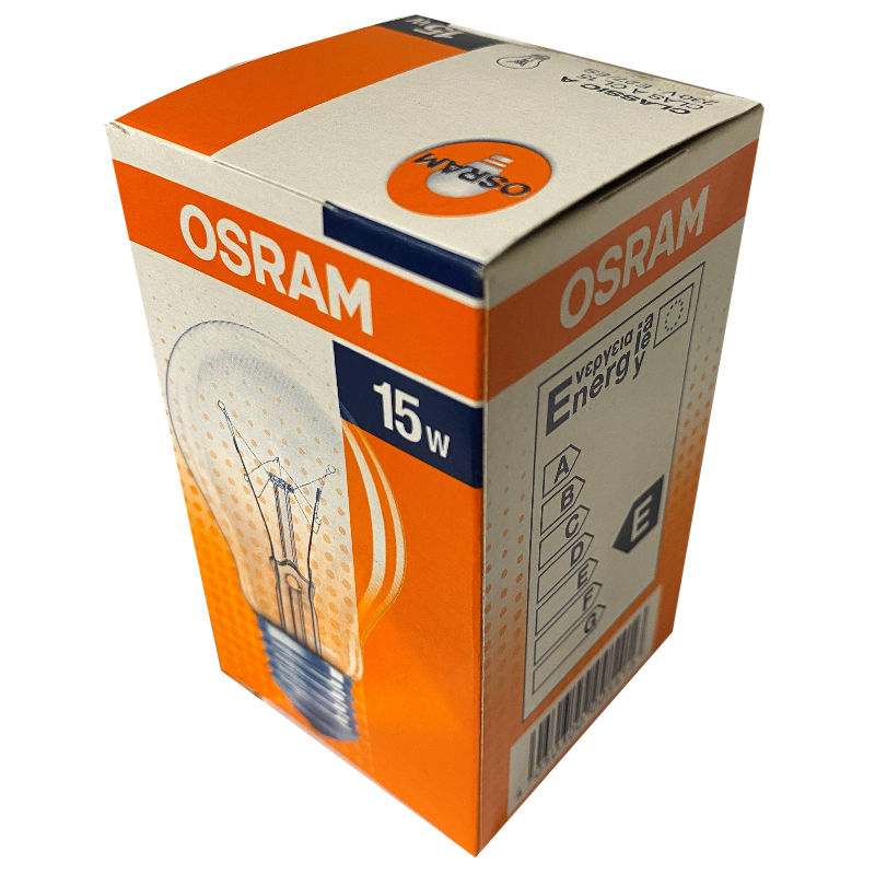 Osram Classic A CL15 E27 240V Osram Classic A CL15 E27 240V