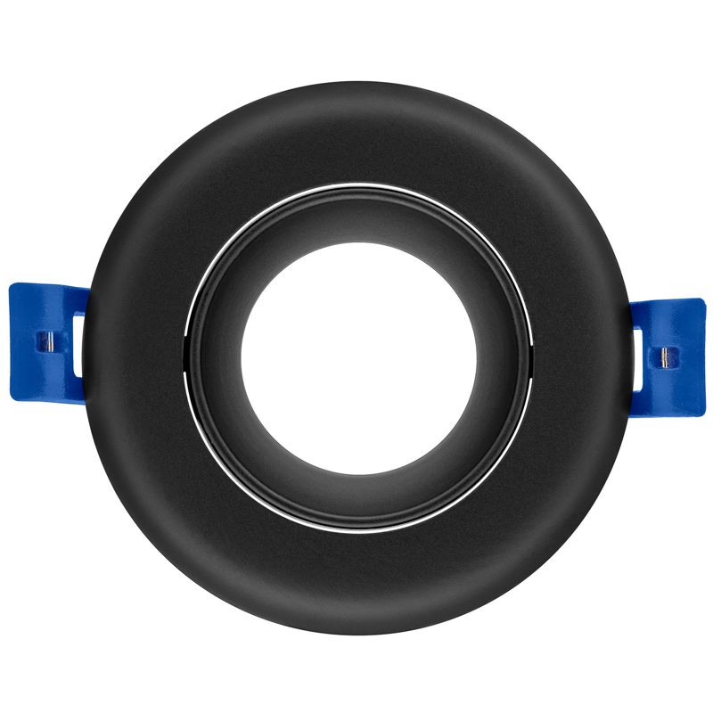 Einbauleuchte schwarz, ACS Trim Ring Swivel, schwenkbar 30° für LED Module MR16 50mm