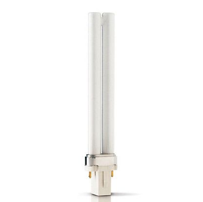 Philips PL-S 9W/10/2P G23 Actinic BL, UV Lampe zur NAGELLACK AUSHÄRTUNG Für Insektenfallen Kleber und Lacktrocknung Länge 144mm 