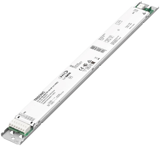 LC 50/100–400/140 o4a NF h11 PRE3 dimmbarer LED Treiber – Konstantstrom  Dimmbar: one4all (DALI-2 DT 6, DSI, switchDIM)  (corridorFUNCTION) Konfigurieren und Dimmen über Netz "ready2ma