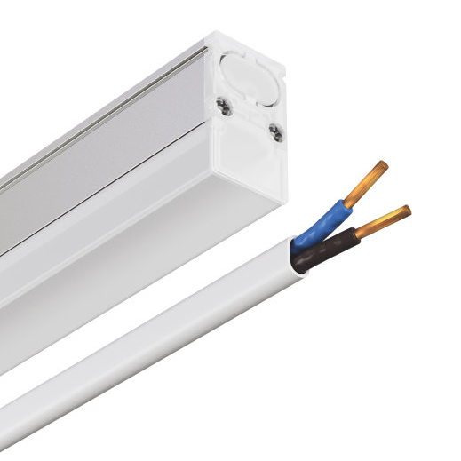 Osram LUMILUX COMBI LED-F 10W 3000K (warmweiss) 580mm Schmale, universell einsetzbare LED-Lichtleiste inkl. eingebautem LED Konverter Festanschluss mit rückseitiger Leitungseinführung 