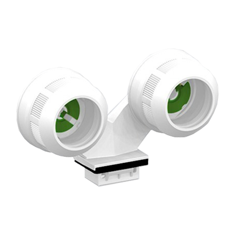 Doppel Schutzfassung 2x G13, IP66 / IP67, für 2x T8 Leuchtstoffröhren Ø 26mm,mit Einsteckfuß für Aussparung 17,6x25,5mm, 2A-250V / T130 (Tm110) Doppel Schutzfassung 2x G13, IP66 / IP67, für 2x T8 Leuchtstoffröhren Ø 26mm,mit Einsteckfuß für Aussparung 17,6x25,5mm, 2A-250V / T130 (Tm110)
