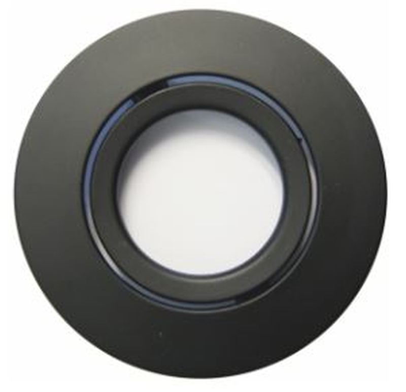 Zierring / Abdeckung für Art.Nr: 81-4064 Darwin Einbauleuchte ØxH: 88x0.35mm Schwarz Befestigung Außenring mittels Bajonettverschluss Befestigung Innenring durch Aufstecken 