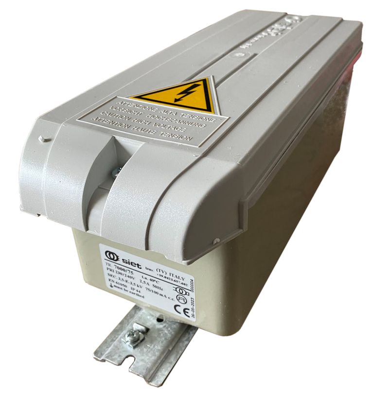 SIET Neon Transformator TR 7000V 75mA IP44
