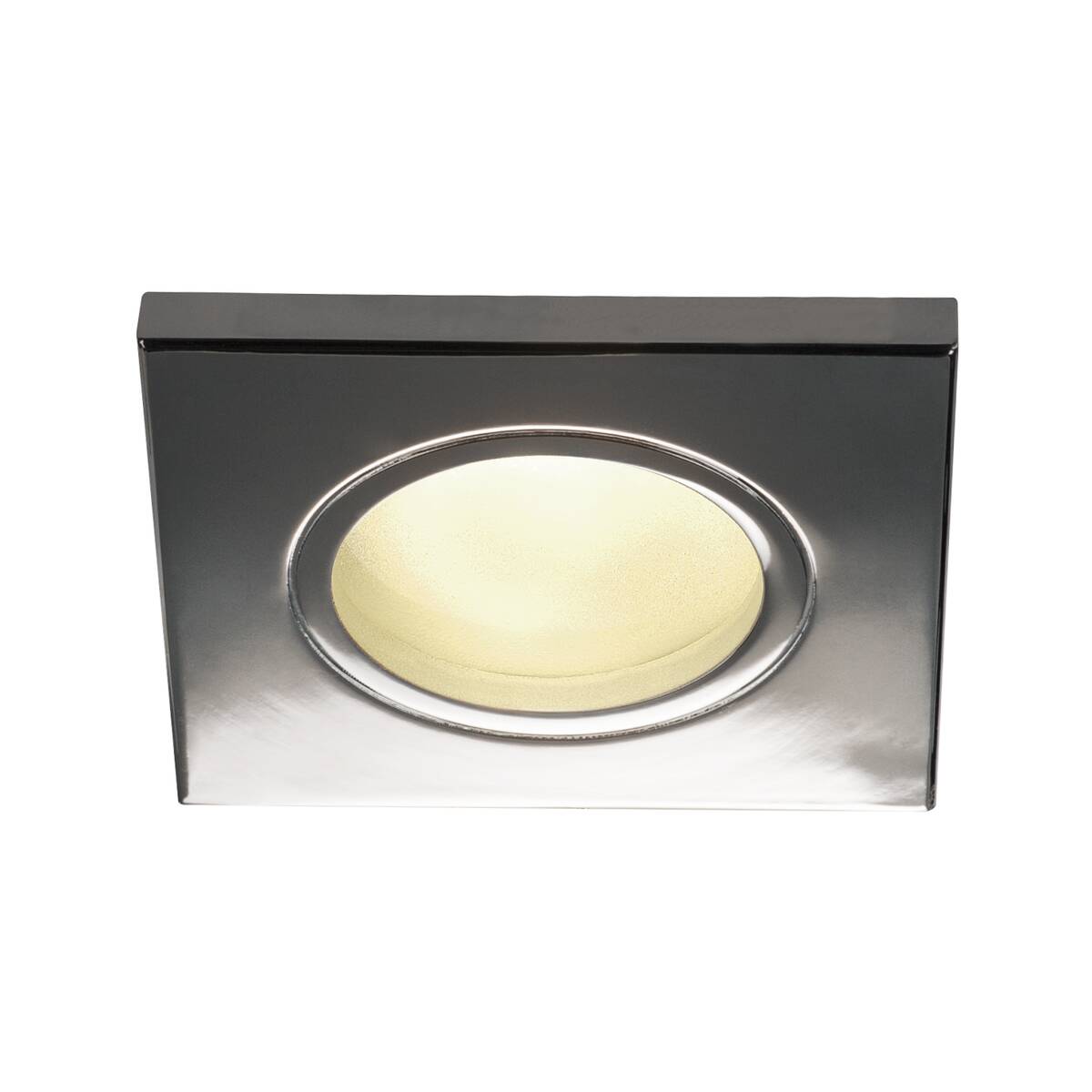 Einbauleuchte DOLIX Outdoor Square Eckig max. 50W chrom IP65 für Aussen- bzw. Nassbereiche Passendes Zubehör für diesen Artikel: