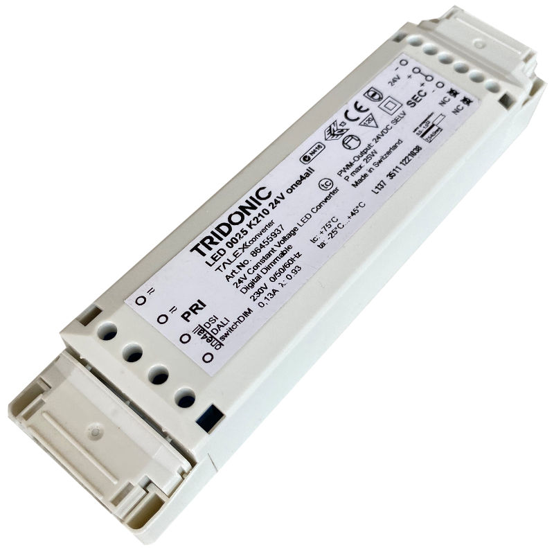 Tridonic LED 0025 K210 ONE4ALL 25W/24VDC 120-240/24V DALI Konstantspannungs-Konverter 25W 24V