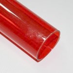 Farbiges Polycarbonatrohr ORANGE für 18W Leuchtstoffröhre Ø: 26mm T8 - L=590mm 