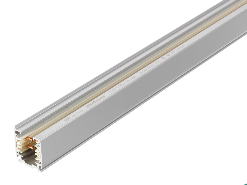Global Track Pulse 3 Phasen Stromschiene DALI 100cm Grau Anbau LxBxH: 1000x31,50x32,50mm Material: Aluminium Farbe: Grau Gewicht: 0,95kg Steuerung über DALI DIMMBAR Alu