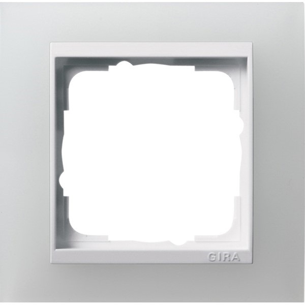Gira Rahmen 1-fach Event Opak Reinweiss Abdeckrahmen Gira Event Opak Reinweiß, RAL-Nummer (ähnlich) 9010