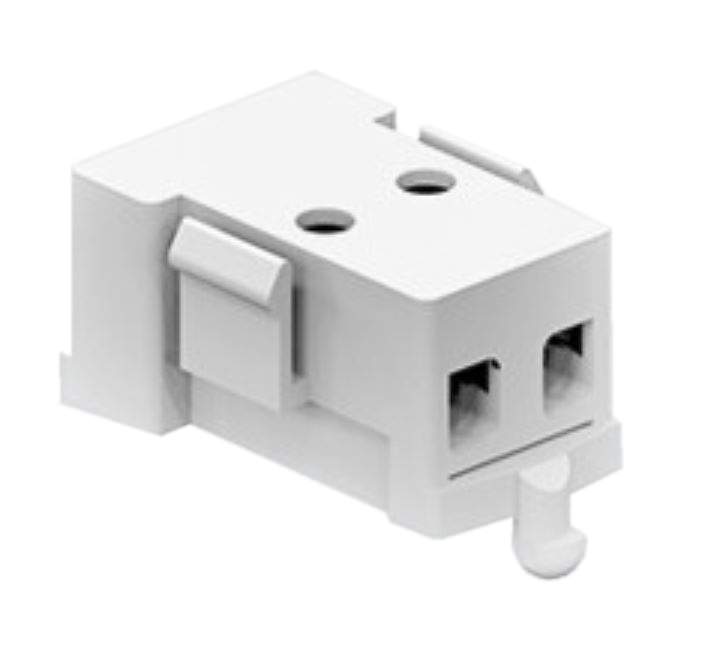 Fassung GR8 für Brezellampen (2D bzw. TC-DD) für 2 PIN Lampen, 2A - 250V / T110, zum einclipsen, ENEC03 und UL Kennzeichen Fassung GR8 für Brezellampen (2D bzw. TC-DD) für 2 PIN Lampen, 2A - 250V / T110, zum einclipsen, ENEC03 und UL Kennzeichen