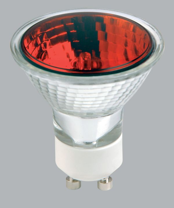 Sylvania HiSpot Home ES 50 ROT, 50W GU10 230V, 25° Flood, 2500h, Ø50mm 