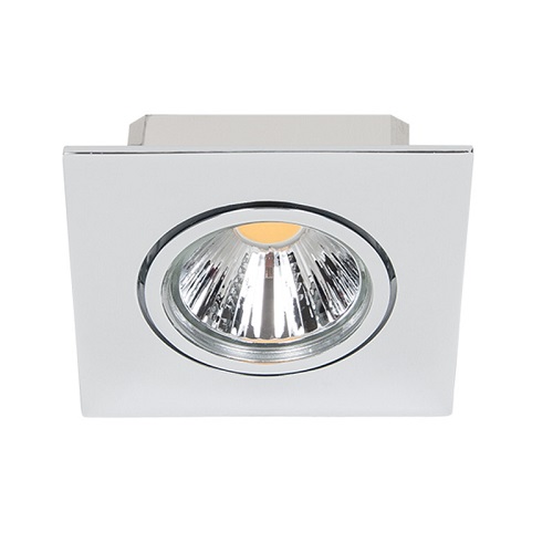 LED Downlight A 5068Q T Flat chrom 8W 930 38° dim C Leistung: 8W COB LED mit 850lm Schwenkbar bis zu 20° inkl. dimmbarem Betriebsgerät Nachfolger von 1856700223 Hervorragen