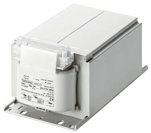 OGLI 1500PB025K 380-415/50 160B214 Vorschaltgerät für Metalldampflampen HI 1500W 6,8A Spannung: 380-415V Nennstrom: 6,8A passend für Lampe GE SPL1500/L/H/652/RX7SM Fabrikat: TRIDON