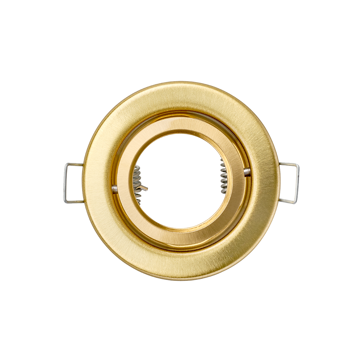 Nobile Einbauleuchte C-3840-05 messing-gebürstet, für LED- oder Halogenlampe MR11 Ø35mm Sockel GU4, schwenkbar