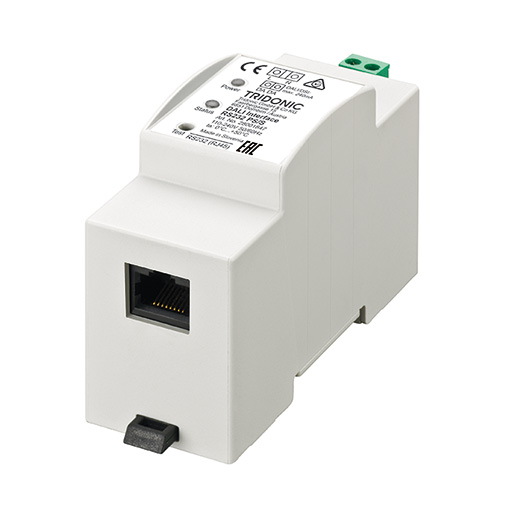 DALI Interface RS232 PS/S Vereint Schnittstellenmodul und DALI-Stromversorgung Integrierte 240mA Stromversorgung für DALI Betriebsgeräte oder -Steuermodule ohne eigene Stromversorgung