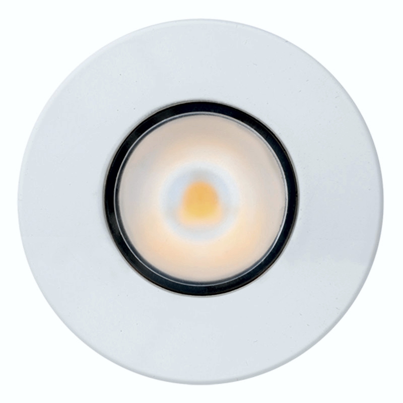 LED NANO Spot R WEISS 3W warmweiß, Flood 22°, 350mAAussen 38mm / Einbautiefe 18mmBohrloch 30mm 250lm ca. wie 25W Halogen NV Lampe 30cm Anschlussleitung mit AMP-Stecksystem 2-po LED NANO Spot R WEISS 3W warmweiß, Flood 22°, 350mAAussen 38mm / Einbautiefe 18mmBohrloch 30mm 250lm ca. wie 25W Halogen NV Lampe 30cm Anschlussleitung mit AMP-Stecksystem 2-po