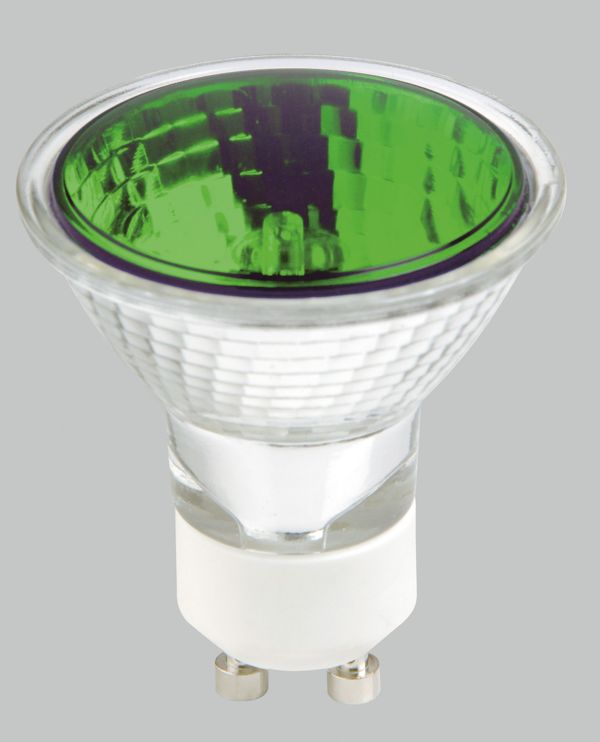 Sylvania HiSpot Home ES 50 GRÜN, 50W GU10 230V, 25° Flood, 2500h, Ø50mm  Sylvania HiSpot Home ES 50 GRÜN, 50W GU10 230V, 25° Flood, 2500h, Ø50mm