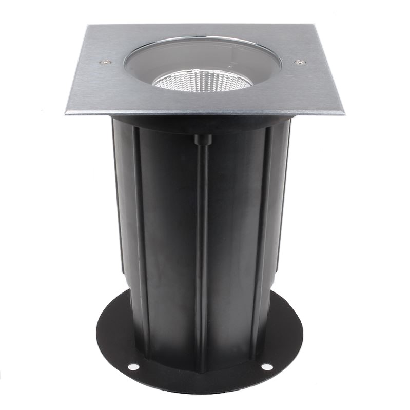 Bodeneinbauleuchte Inground advance COB medium AR S 12W 840 LED aus Edelstahl 316 mit 24° Abstrahlwinkel und IP67 für den Außeneinsatz inkl. PVC Einbautopf quardatische Bauform Lebensd Bodeneinbauleuchte Inground advance COB medium AR S 12W 840 LED aus Edelstahl 316 mit 24° Abstrahlwinkel und IP67 für den Außeneinsatz inkl. PVC Einbautopf quardatische Bauform Lebensd