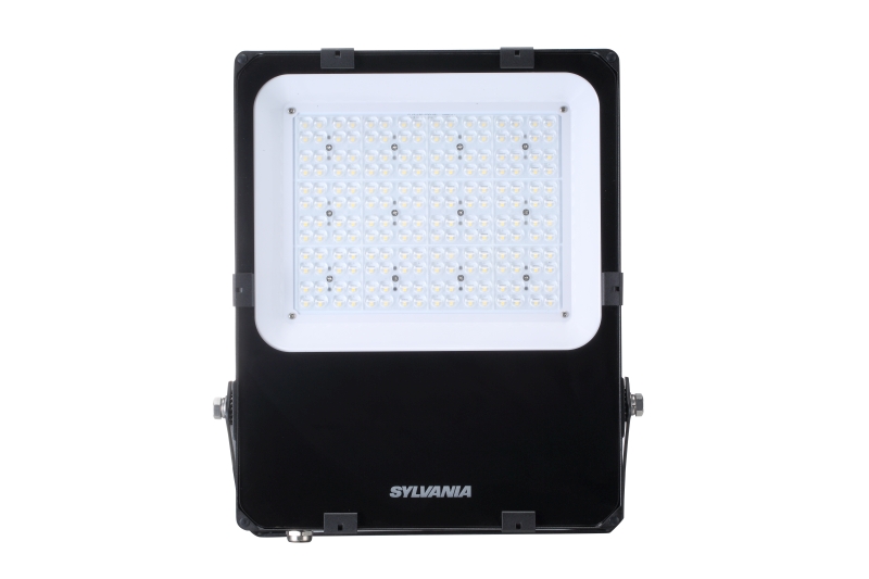 LED Aussenstrahler Flood Kalani IP66 198W 27.000lm 830 WB 1M Kabel schwarz symmetrisch Abmessungen Korpus: 376x301x75mm Abmessung inkl. Halterung: 450x335x75mm hochwertiger LED Aussens