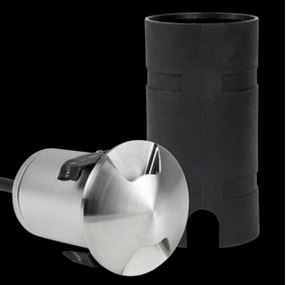 Bodeneinbauleuchte Inground Alpha X LED 1,6W 840 aus Edelstahl 316 mit IP67 für den Außeneinsatz