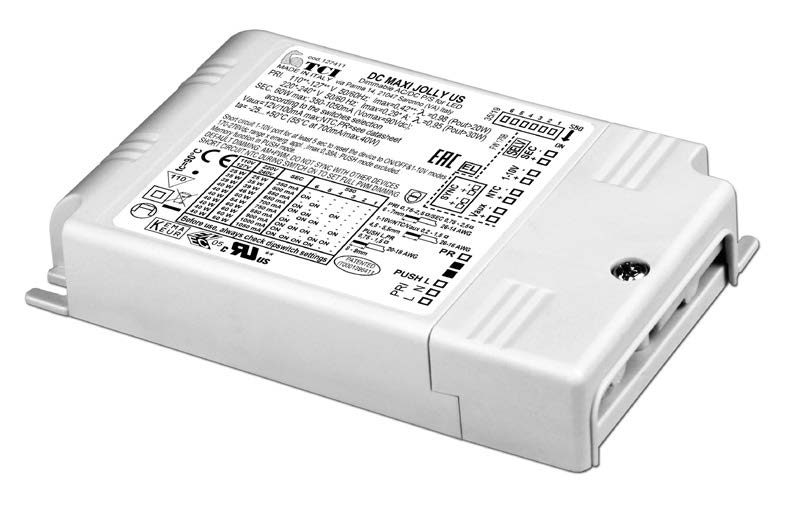 MAXI JOLLY US 60W 1...10V & PUSH 350mA- 1050mA LED Treiber Konstantstrom einstellbar über DIP-Schalter Zwei verschiedene Dimmarten:PUSH-Funktion und 1-10V oder 100kOhm Poti Ripple  MAXI JOLLY US 60W 1...10V & PUSH 350mA- 1050mA LED Treiber Konstantstrom einstellbar über DIP-Schalter Zwei verschiedene Dimmarten:PUSH-Funktion und 1-10V oder 100kOhm Poti Ripple