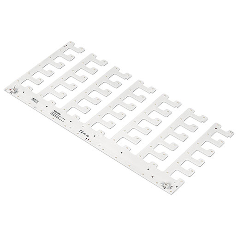 LED Modul QLE G3 520x246mm 2500lm 830 ADV-SE 2.030lm - 9,9W - 300mA - 33,2V 2.220lm - 13,7W - 350mA - 33,5V 3.430lm - 21,7W - 525mA - 34,5V Moduleffizienz bis zu 168lm/W Farbte LED Modul QLE G3 520x246mm 2500lm 830 ADV-SE 2.030lm - 9,9W - 300mA - 33,2V 2.220lm - 13,7W - 350mA - 33,5V 3.430lm - 21,7W - 525mA - 34,5V Moduleffizienz bis zu 168lm/W Farbte