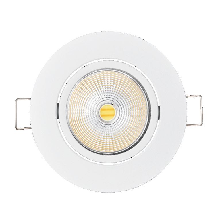LED Einbauleuchte 5068 Dim to Warm weiss-matt 9,5W 38° 350mA Abmessungen ØxH: 88x55mm Deckenausschnitt Ø: 68mm, Einbautiefe: 55mm Konstanstrom 350mA gezielte Wahl der Farbtemperatu