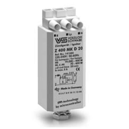 Z400MK D20 elektronisches Überlagerungszündgerät, Zündgerät / Ignitor mit IPP-Technologie und Abschaltautomatik für 35W-400W Für Natriumdampf-Hochdrucklampen (HS), Halogen-Metalldampflampen (HI) u