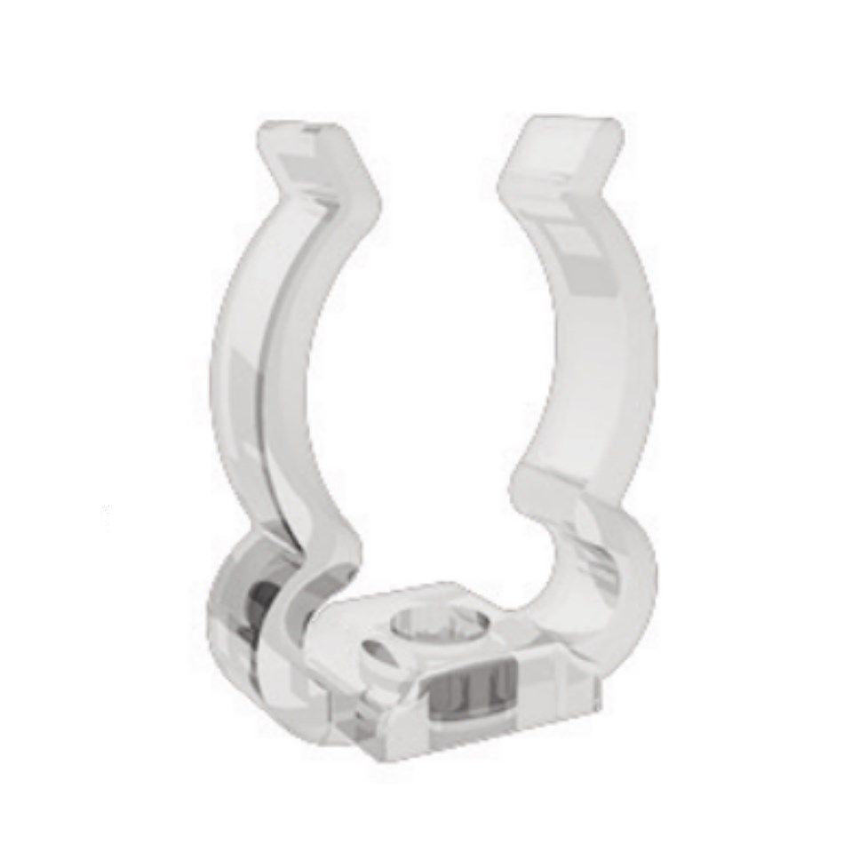 Halteclip aus Kunststoff für T5 (16mm) Leuchtstoffröhren, zum Anschrauben, ohne Schrauben