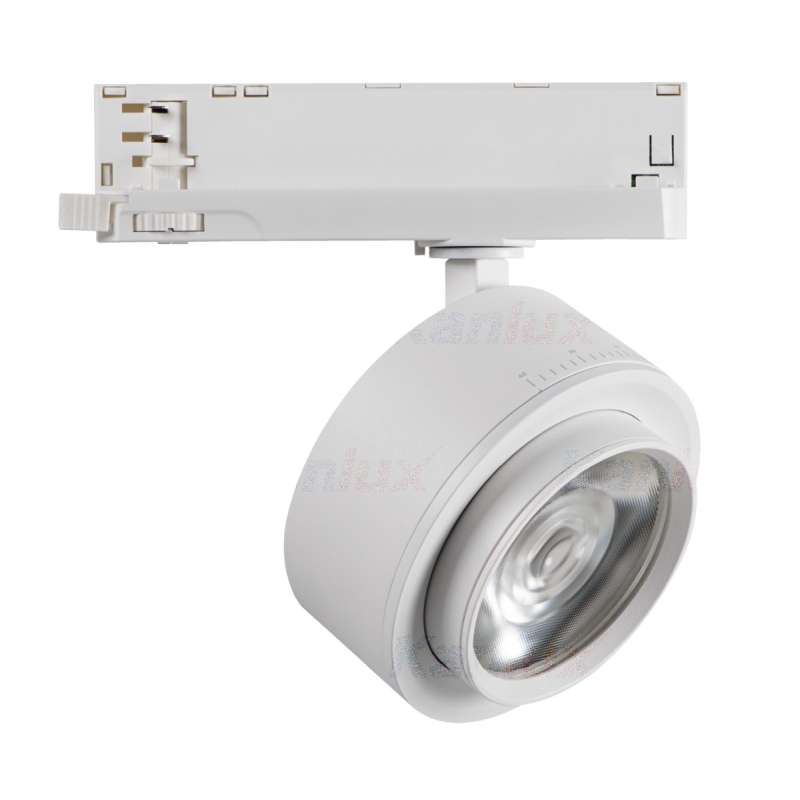 LED Schienenstrahler BTL 18W 15°-45° 930 Gehäuse weiß LED Schienenstrahler mit verstellbarer Linse 15°-45° Lumen: 1.800lm Lichtfarbe: 3.000K (warmweiss) Farbwiedergabe: CRI>90  LED Schienenstrahler BTL 18W 15°-45° 930 Gehäuse weiß LED Schienenstrahler mit verstellbarer Linse 15°-45° Lumen: 1.800lm Lichtfarbe: 3.000K (warmweiss) Farbwiedergabe: CRI>90