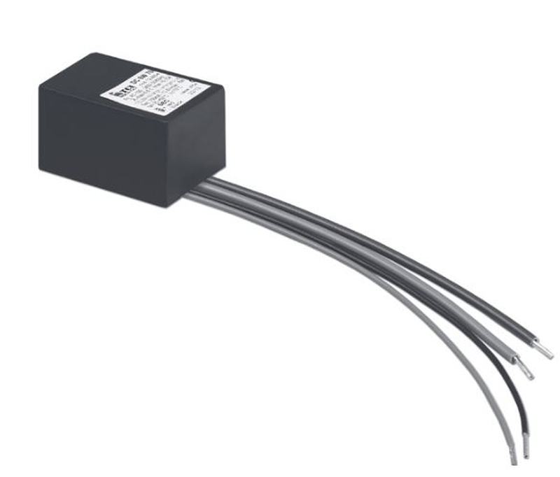 STCP/U IP54 LED Trafo DC 8W 350mA 24V DC Höhere Schutzart IP54 für Aussen und Innen Kurzschlussschutz Überhitzungsschutz MM Zeichen Made in Europe! Abmessungen: 54x32x21mm