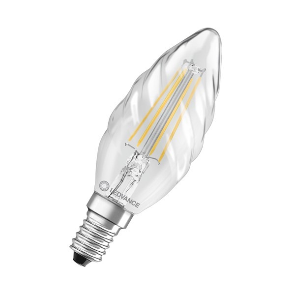 Parathom Retrofit Classic BW Filament P 40 4W/827 E14 Klar NICHT DIMMBAR  Leistung: 4W Lichtfarbe: 2700K (warmweiss) Ersetzt eine 40W Glühlampe 