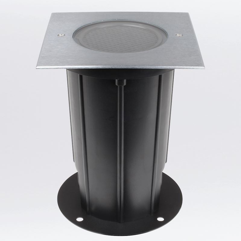 Bodeneinbauleuchte Inground advance COB medium AG S 12W 840 LED aus Edelstahl 316 mit 24° Abstrahlwinkel und IP67 für den Außeneinsatz inkl. PVC Einbautopf quardatische Bauform Lebensd Bodeneinbauleuchte Inground advance COB medium AG S 12W 840 LED aus Edelstahl 316 mit 24° Abstrahlwinkel und IP67 für den Außeneinsatz inkl. PVC Einbautopf quardatische Bauform Lebensd