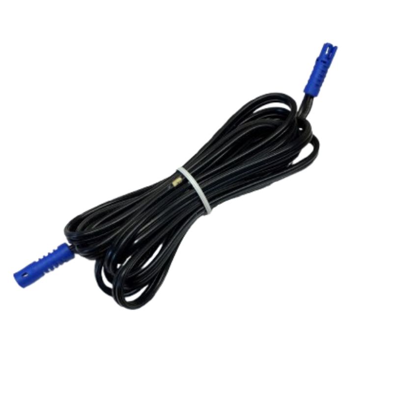1m Verlängerungskabel TOP8 SPT1 2xAWG18 schwarz gewickelt mit 2 x Stecker SPT1 2xAWG18 - BLAU Besonders geeignet für die Möbelindustrie sowie Messe- und Ladenbau. Perfekte wenn viele L